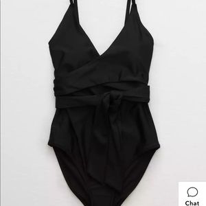 Aerie wrap one piece swim suit